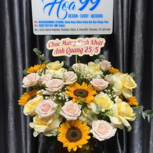 Giỏ Hoa sinh Nhật cho Nam